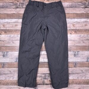 ZeroXposur Mens Snow Pants Large Slate Gray Insulated Fleece Lined Ski